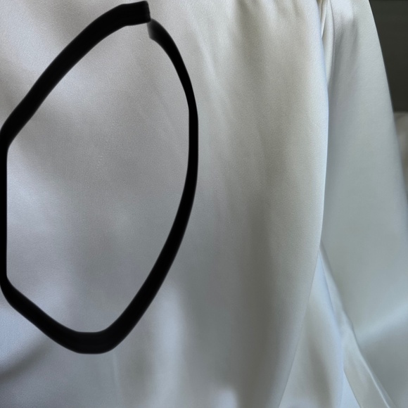 Reformation CIANA Satin Long Sleeve Maxi Dress Wedding Bridal FIOR DI LATTE Sz 2 - Picture 9 of 15